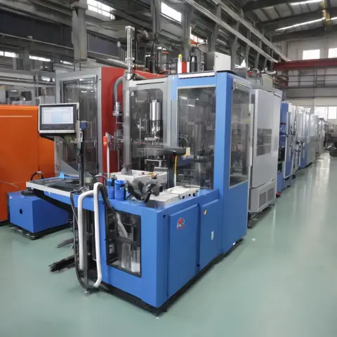 Application and development of automation in blow molding machines